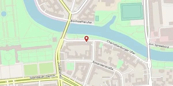 Karte der Umgebung von Charlottenburger Ufer 4, 10587 Berlin