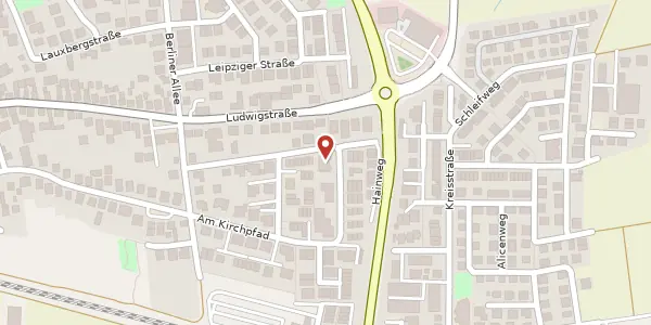 Karte der Umgebung von Dornhecke 6, 64331 Weiterstadt