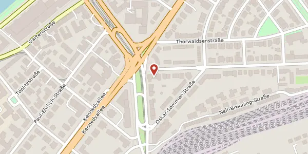 Karte der Umgebung von Burnitzstr. 67, 60596 Frankfurt