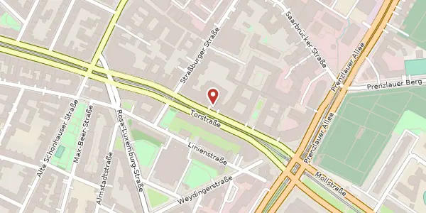 Karte der Umgebung von Torstraße 23, 10119 Berlin