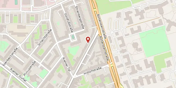 Karte der Umgebung von Stammheimerstr. 157, 50735 Köln