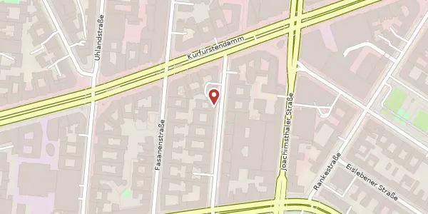 Karte der Umgebung von Meinekestraße 3, 10719 Berlin