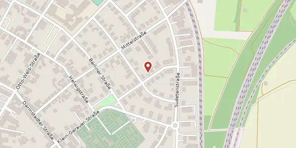 Karte der Umgebung von Adam-Rauch-Str. 12, 64521 Groß-Gerau