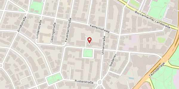 Karte der Umgebung von Guiolettstr. 48, 60325 Frankfurt