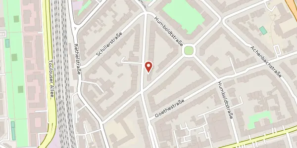 Karte der Umgebung von Uhlandstr. 25, 40237 Düsseldorf
