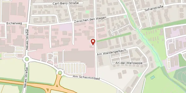 Karte der Umgebung von In den Breitwiesen 12, 69168 Wiesloch