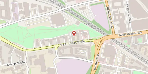 Karte der Umgebung von Deutz-Kalker Str. 35, 50679 Köln