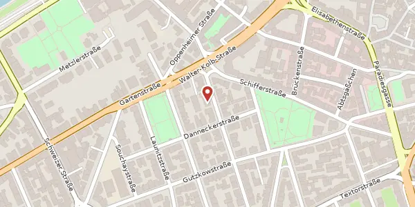 Karte der Umgebung von Laubestr. 12, 60594 Frankfurt