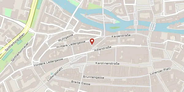 Karte der Umgebung von Josephsplatz 4, 90403 Nürnberg