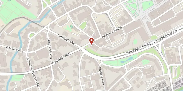 Karte der Umgebung von Neuwerkstraße 30, 99084 Erfurt