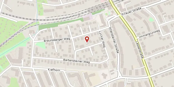Karte der Umgebung von Treuburger Weg 8, 22049 Hamburg