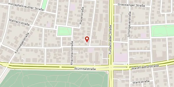 Karte der Umgebung von Neufriedenheimer Str. 88, 81375 München