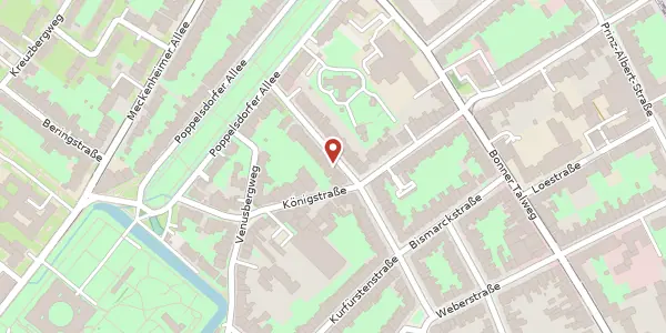 Karte der Umgebung von Argelanderstr. 16, 53115 Bonn