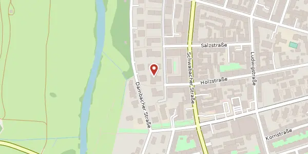 Karte der Umgebung von Grünerstraße 10, 90763 Fürth