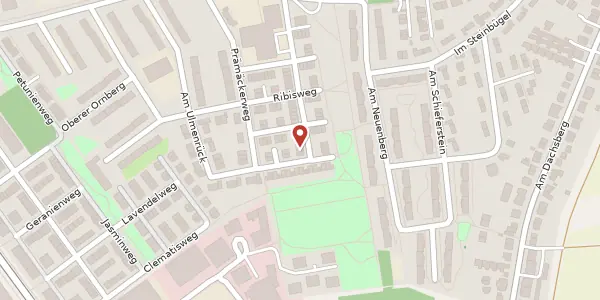 Karte der Umgebung von Eibenweg 11, 60435 Frankfurt