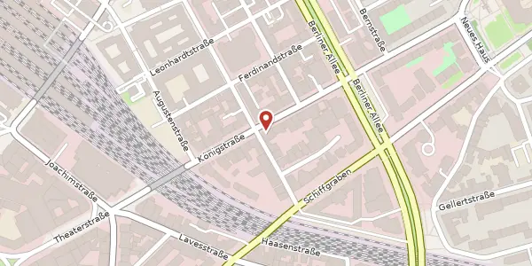 Karte der Umgebung von Königstraße 7, 30175 Hannover