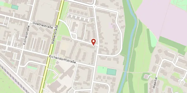 Karte der Umgebung von Carossastr. 16, 41464 Neuss