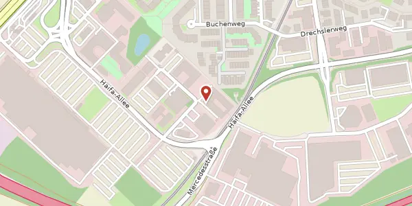 Karte der Umgebung von Haifa-Allee 38, 55128 Mainz