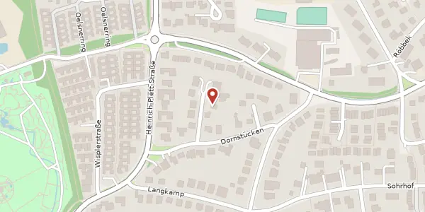 Karte der Umgebung von Dornstückenweg 6, 22607 Hamburg