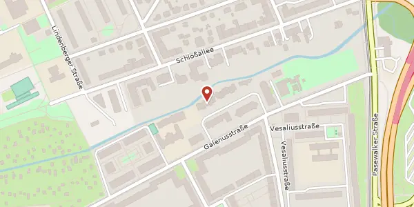 Karte der Umgebung von Galenusstraße 57 P, 13187 Berlin