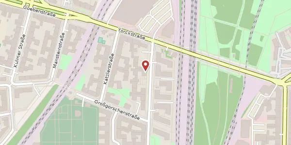 Karte der Umgebung von Bautzener Straße 4, 10829 Berlin