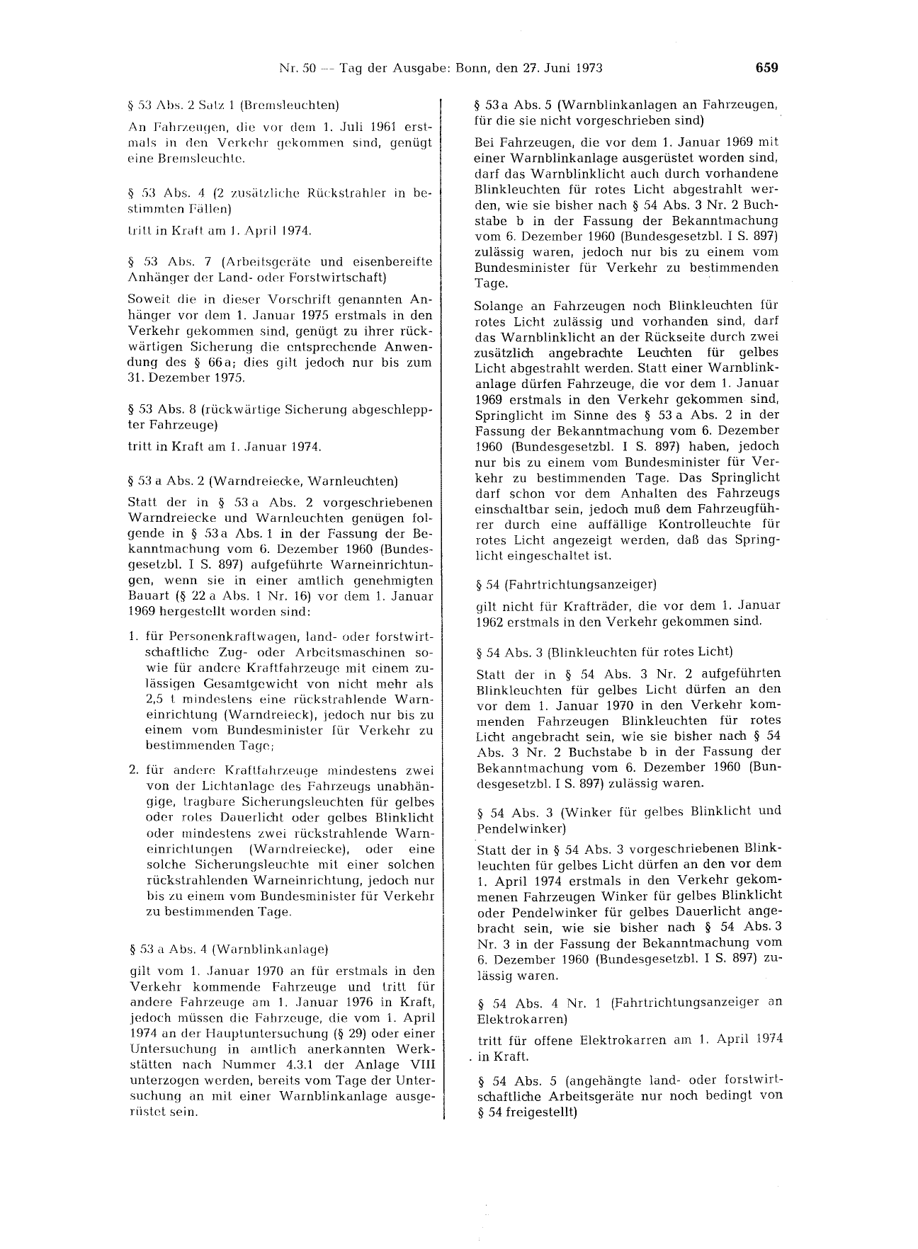 BGBl. 1973, Seite 659 — Originalseite als Abbildung