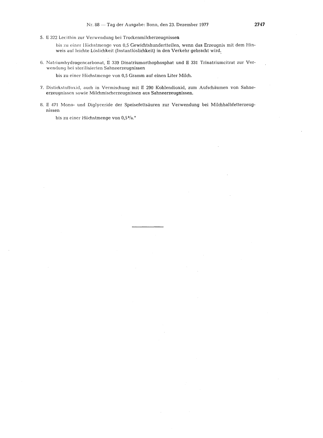 BGBl. 1977, Seite 2747 — Originalseite als Abbildung