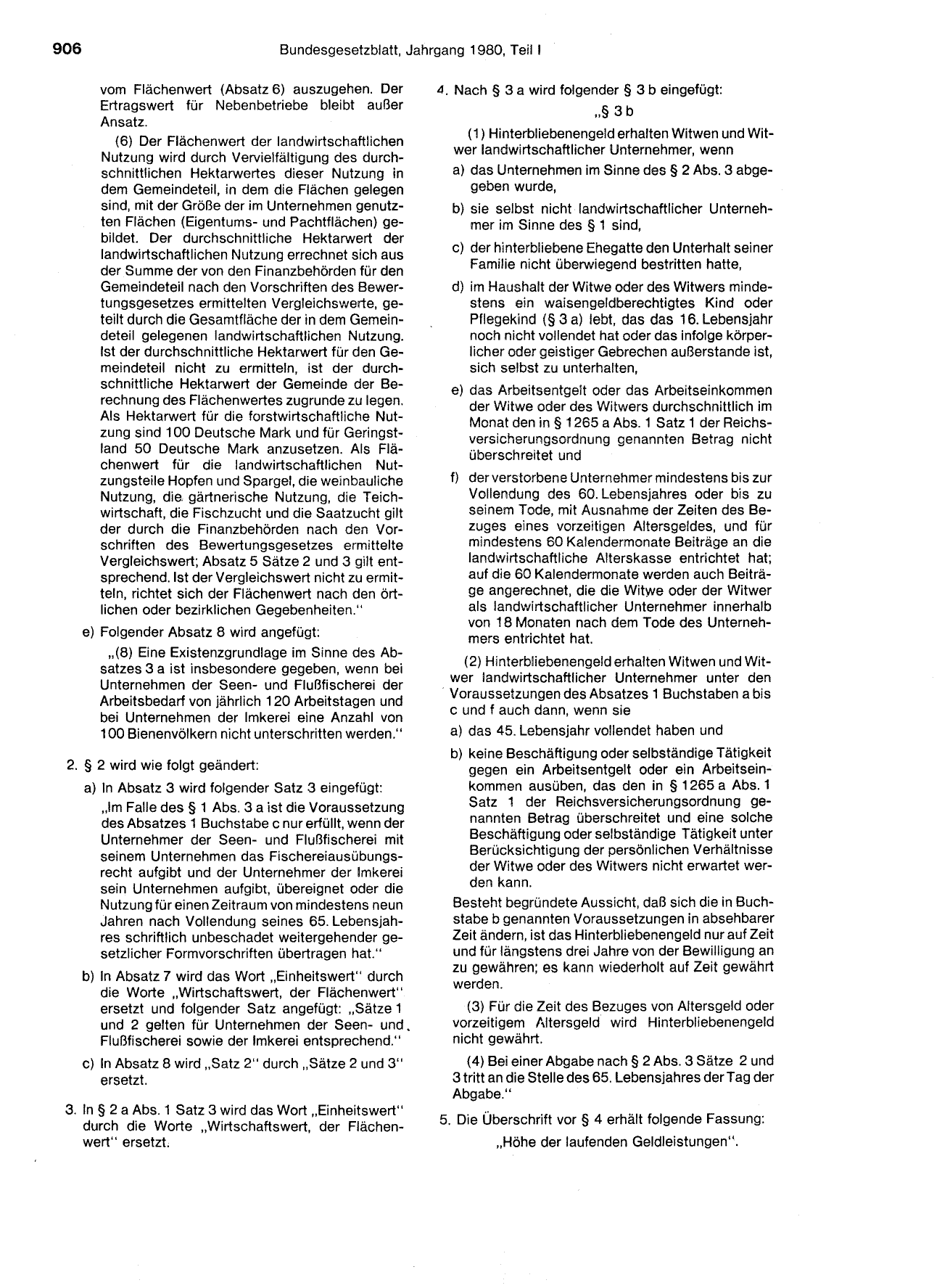 BGBl. 1980, Seite 906 — Originalseite als Abbildung