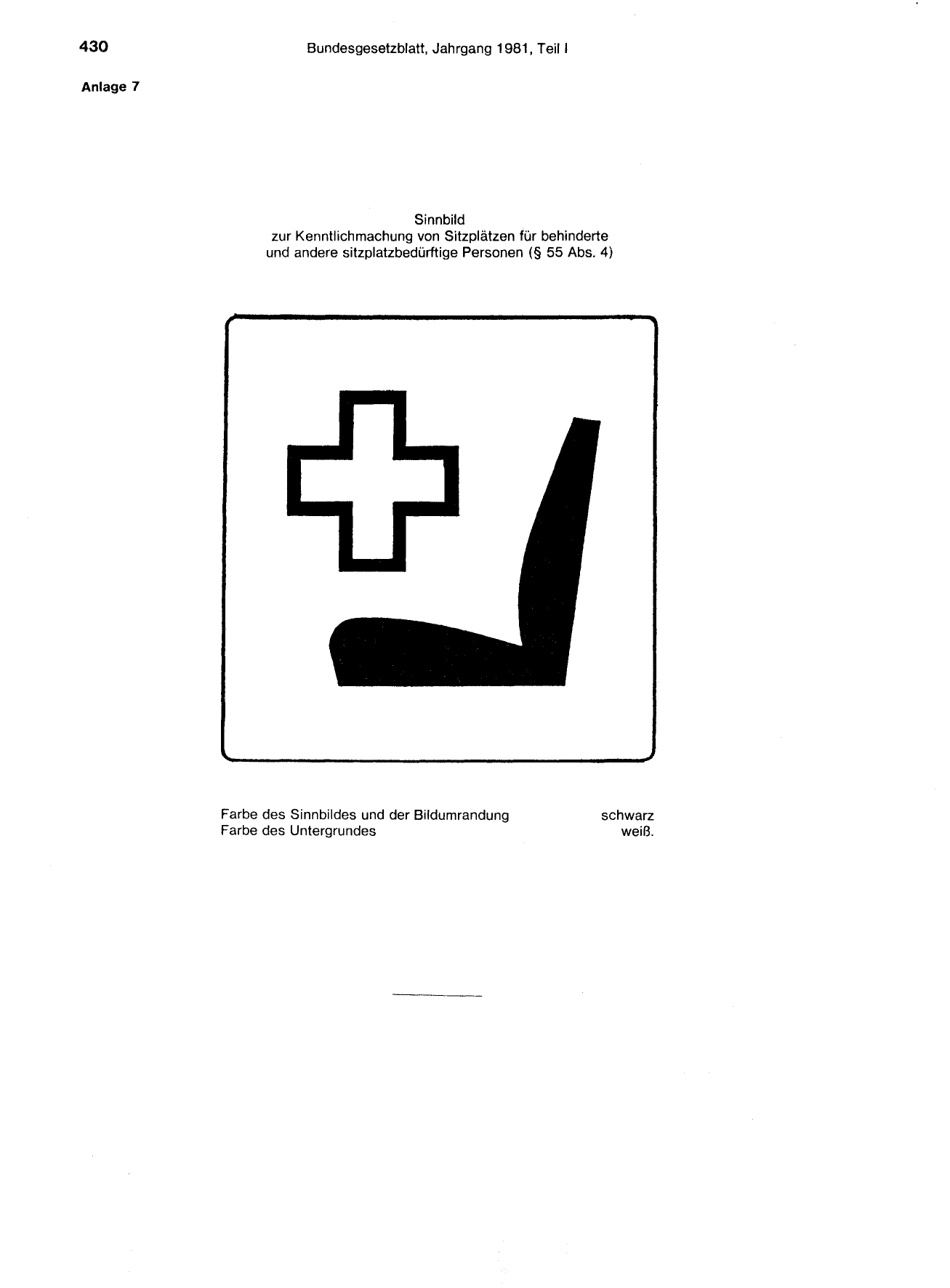 BGBl. 1981, Seite 430 — Originalseite als Abbildung