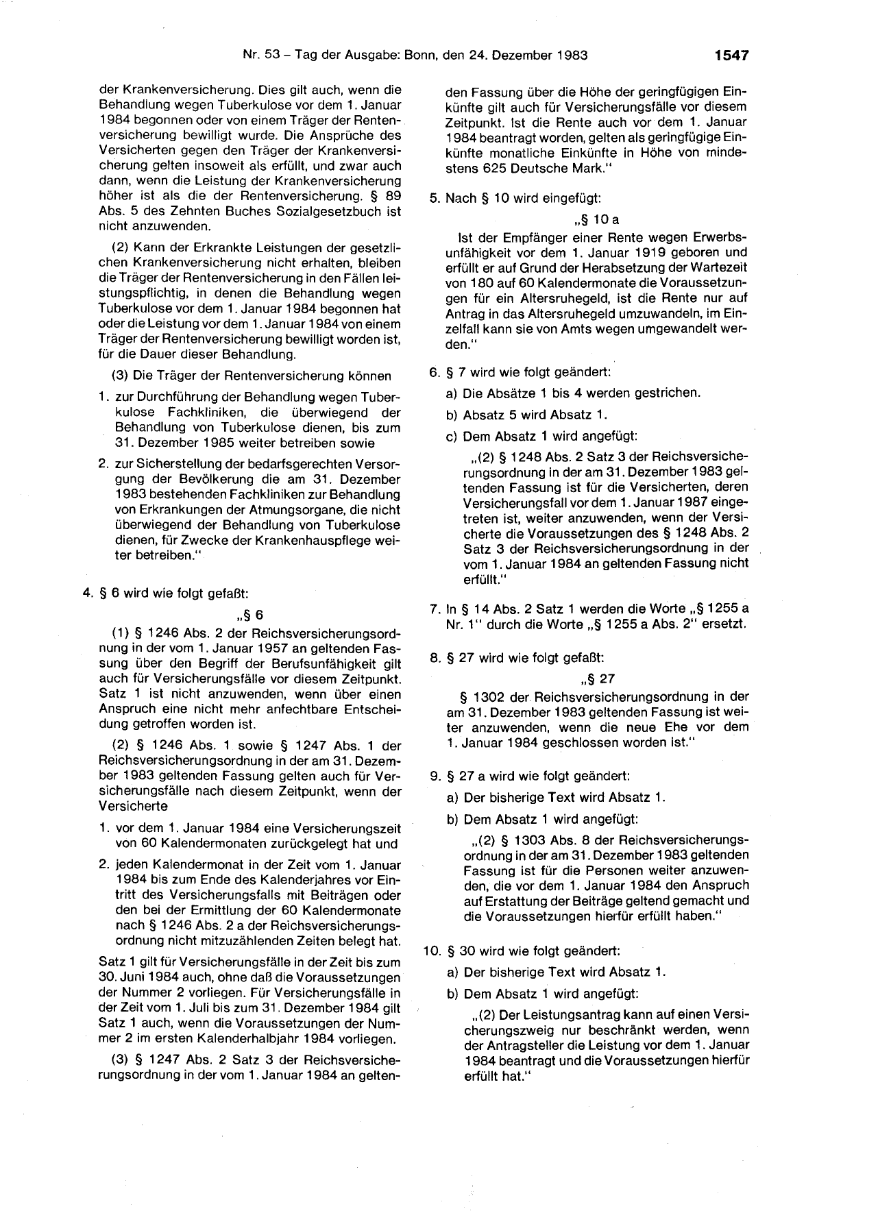 BGBl. 1983, Seite 1547 — Originalseite als Abbildung