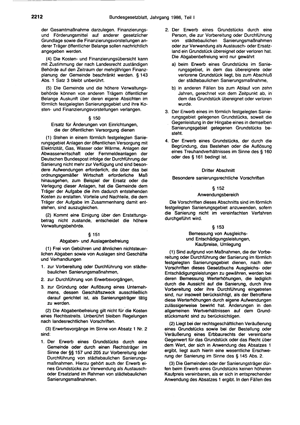 BGBl. 1986, Seite 2212 — Originalseite als Abbildung