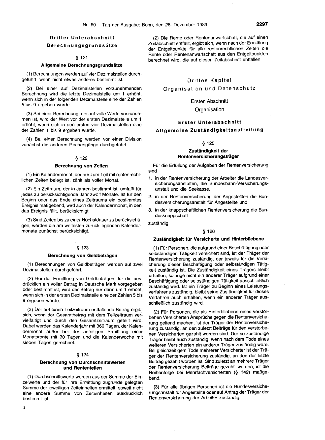 BGBl. 1989, Seite 2297 — Originalseite als Abbildung