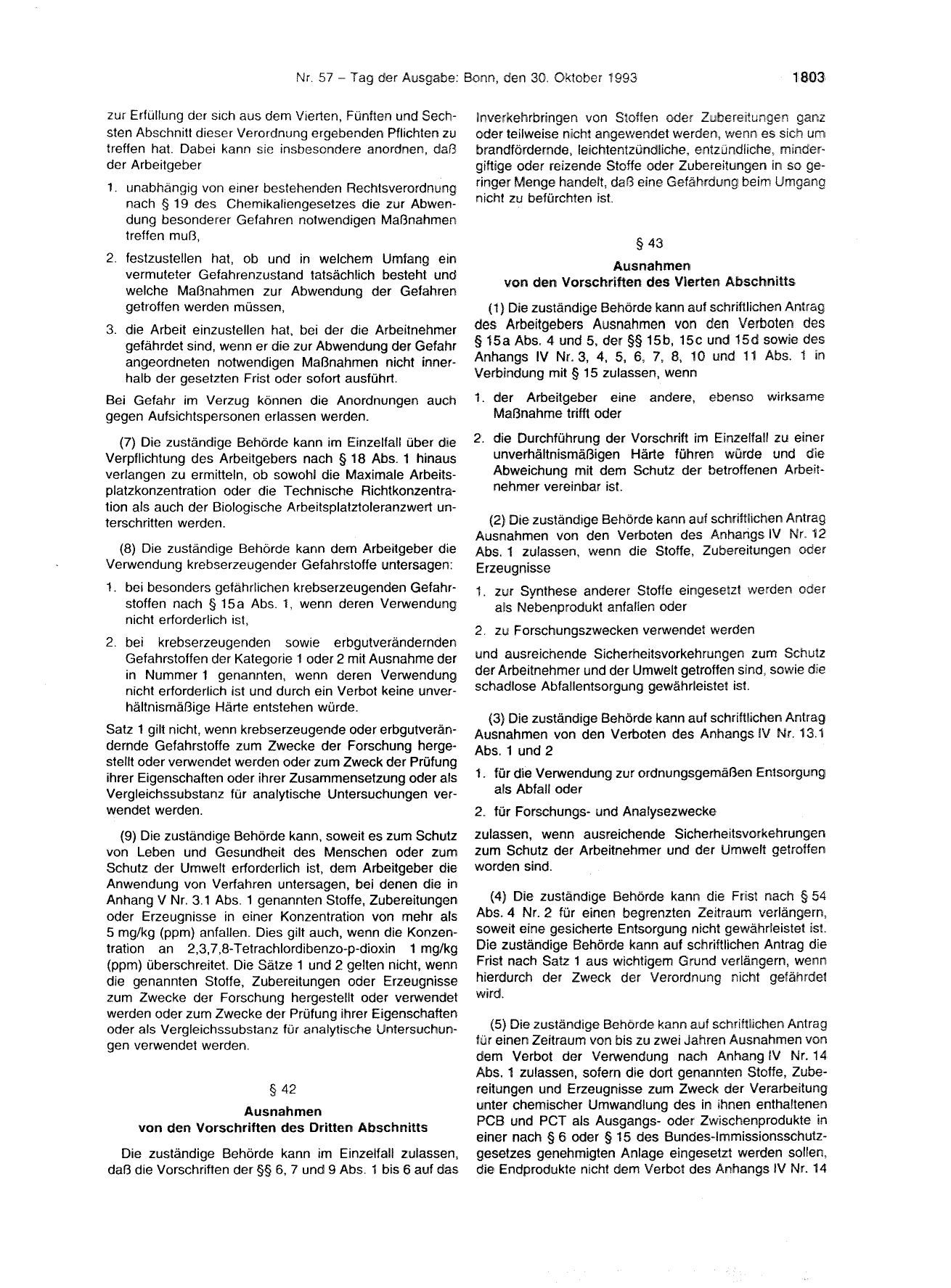 BGBl. 1993, Seite 1803 — Originalseite als Abbildung