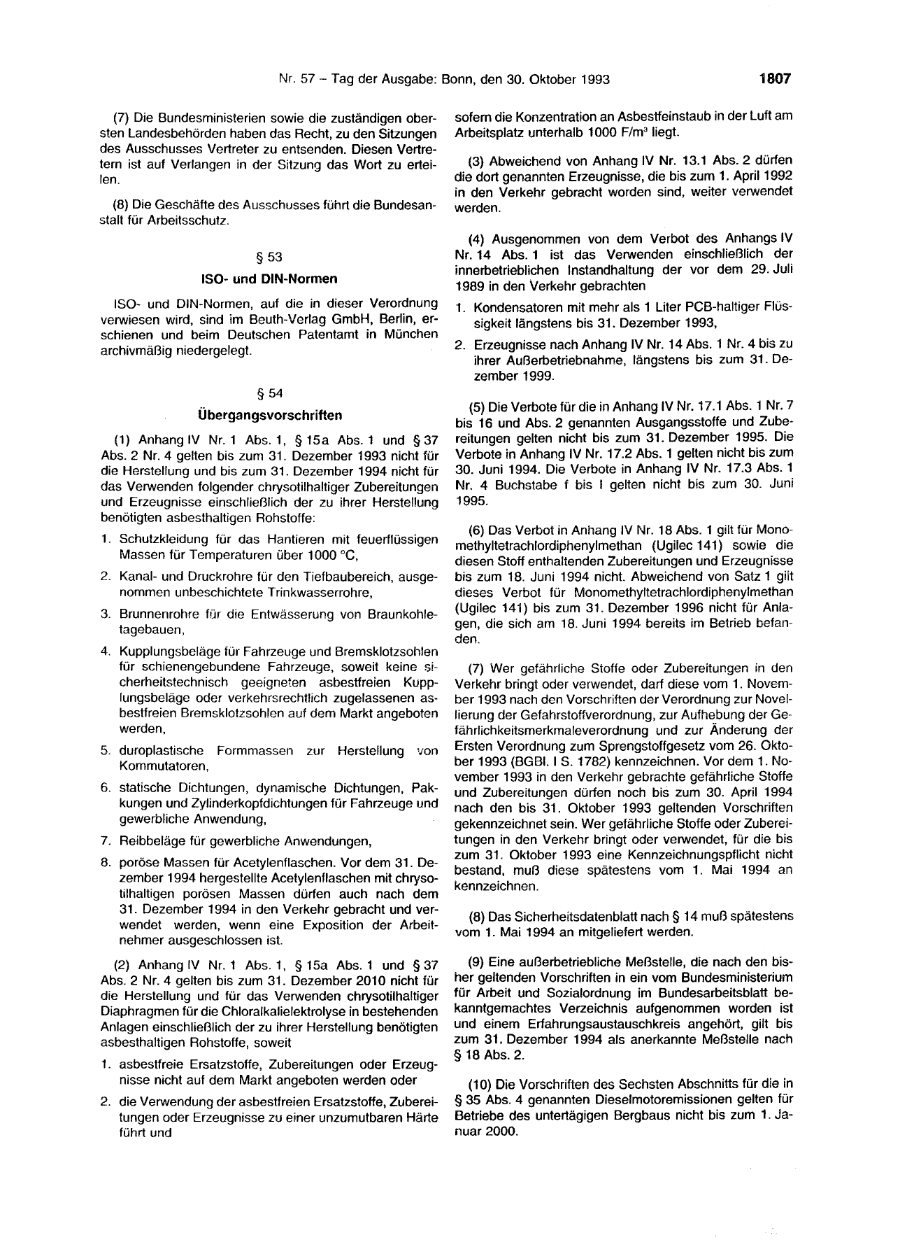 BGBl. 1993, Seite 1807 — Originalseite als Abbildung