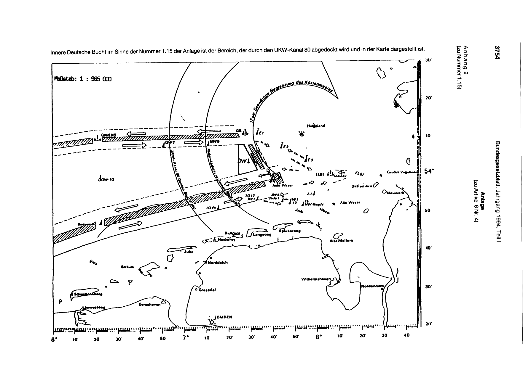 BGBl. 1994, Seite 3754 — Originalseite als Abbildung