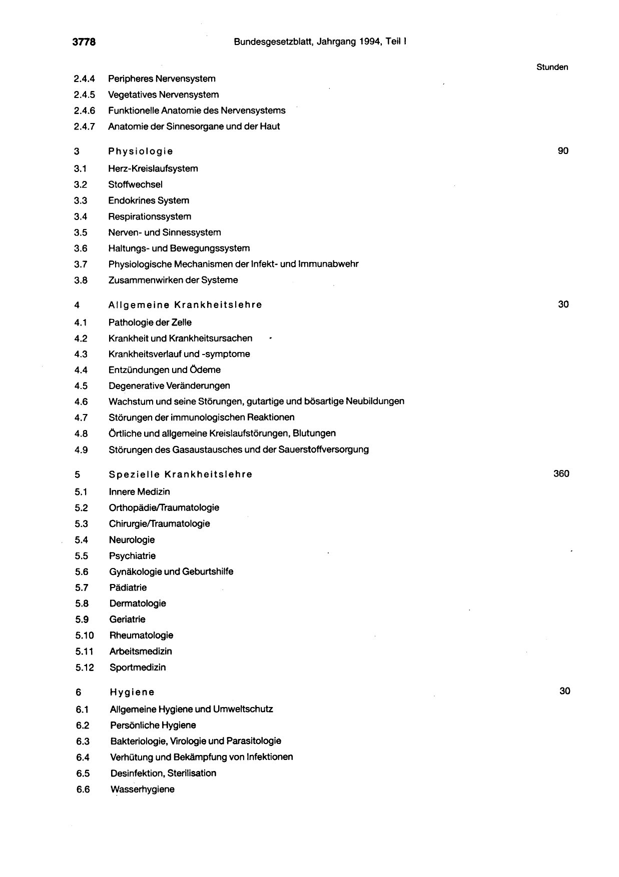 BGBl. 1994, Seite 3778 — Originalseite als Abbildung