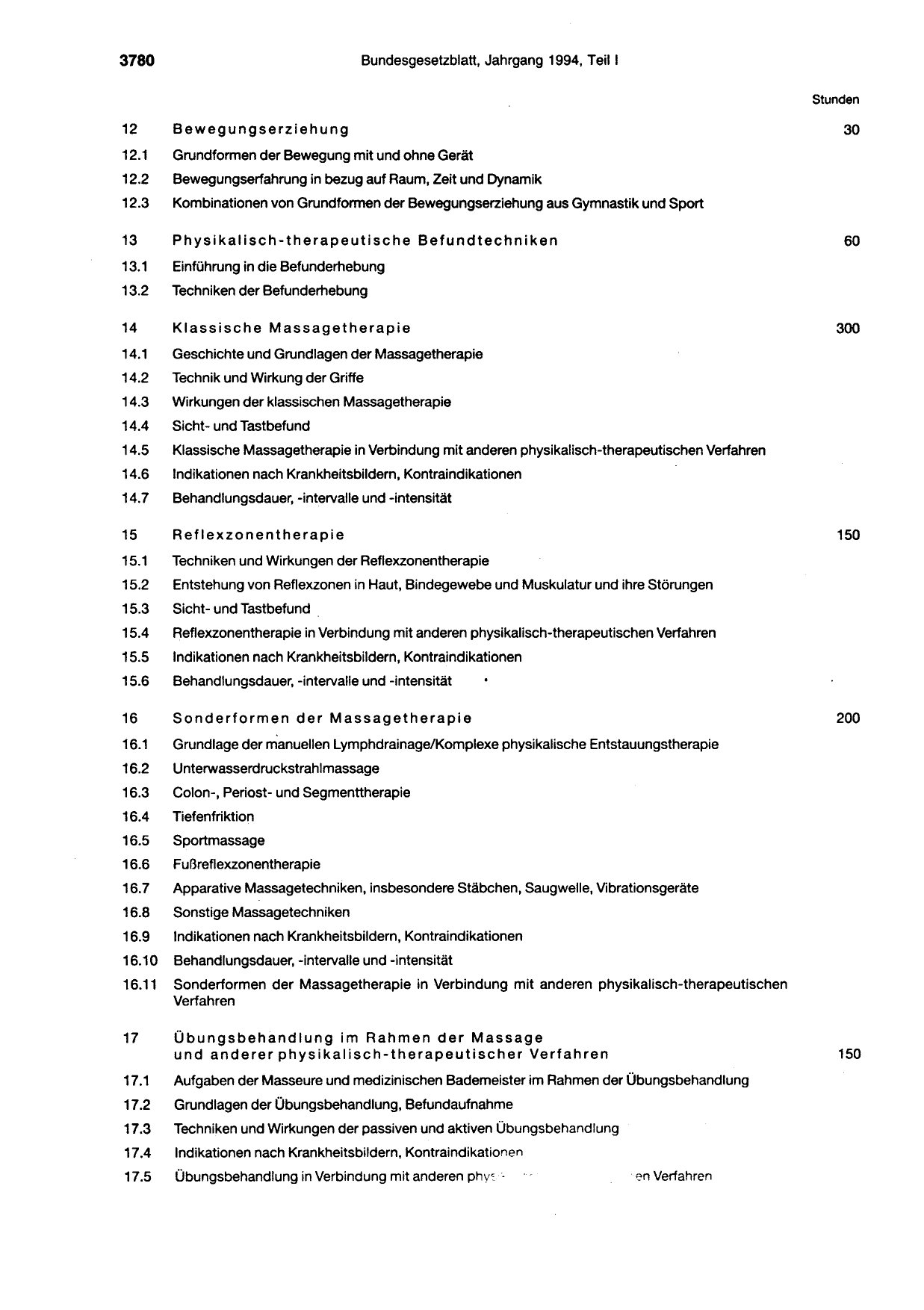 BGBl. 1994, Seite 3780 — Originalseite als Abbildung