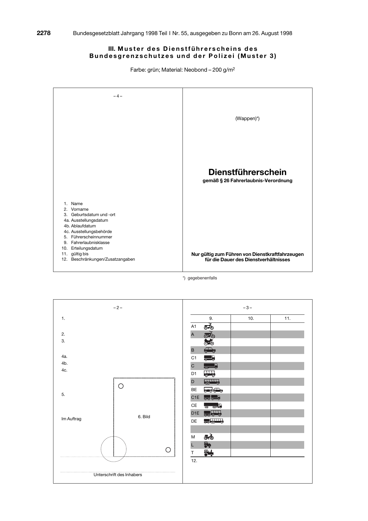 BGBl. 1998, Seite 2278 — Originalseite als Abbildung