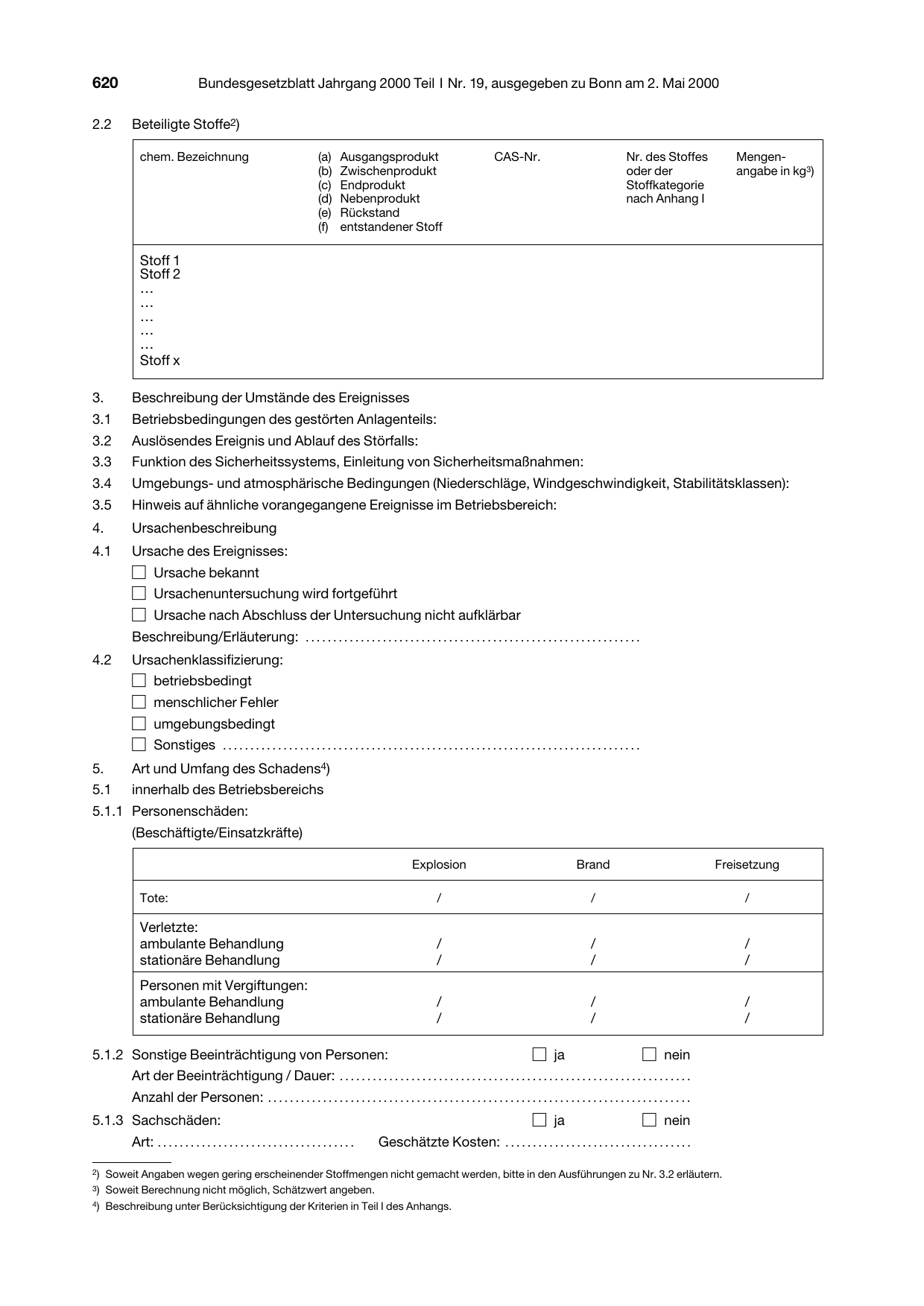 BGBl. 2000, Seite 620 — Originalseite als Abbildung