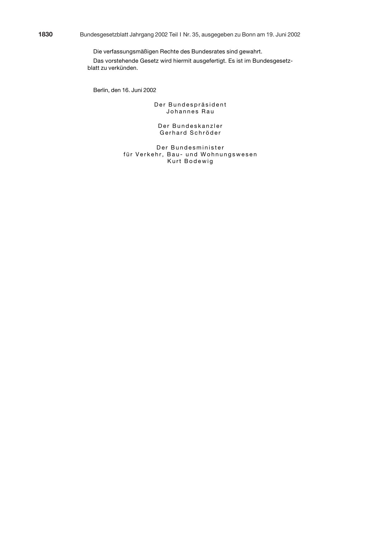 BGBl. 2002, Seite 1830 — Originalseite als Abbildung