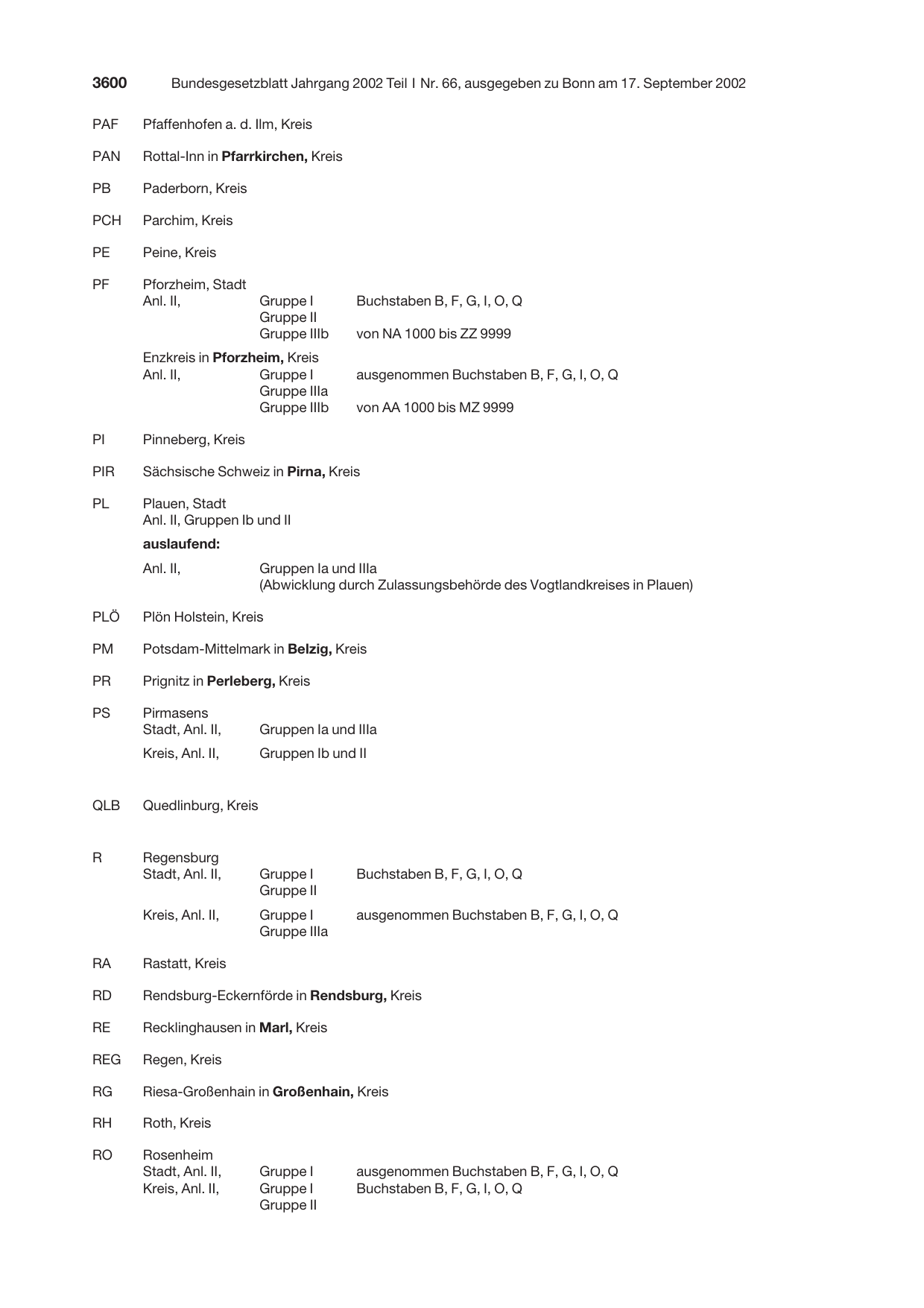 BGBl. 2002, Seite 3600 — Originalseite als Abbildung