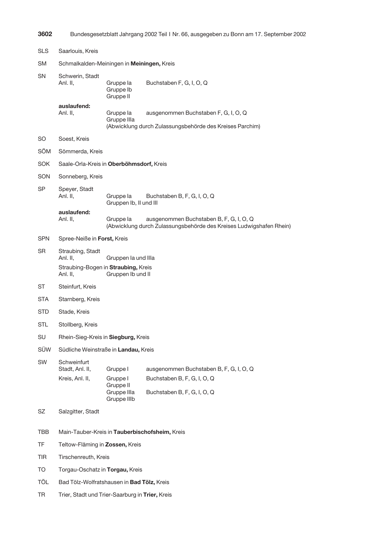 BGBl. 2002, Seite 3602 — Originalseite als Abbildung
