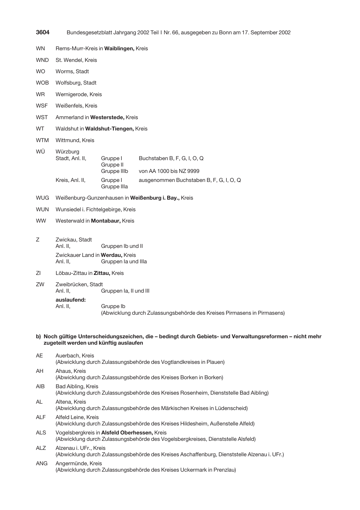 BGBl. 2002, Seite 3604 — Originalseite als Abbildung