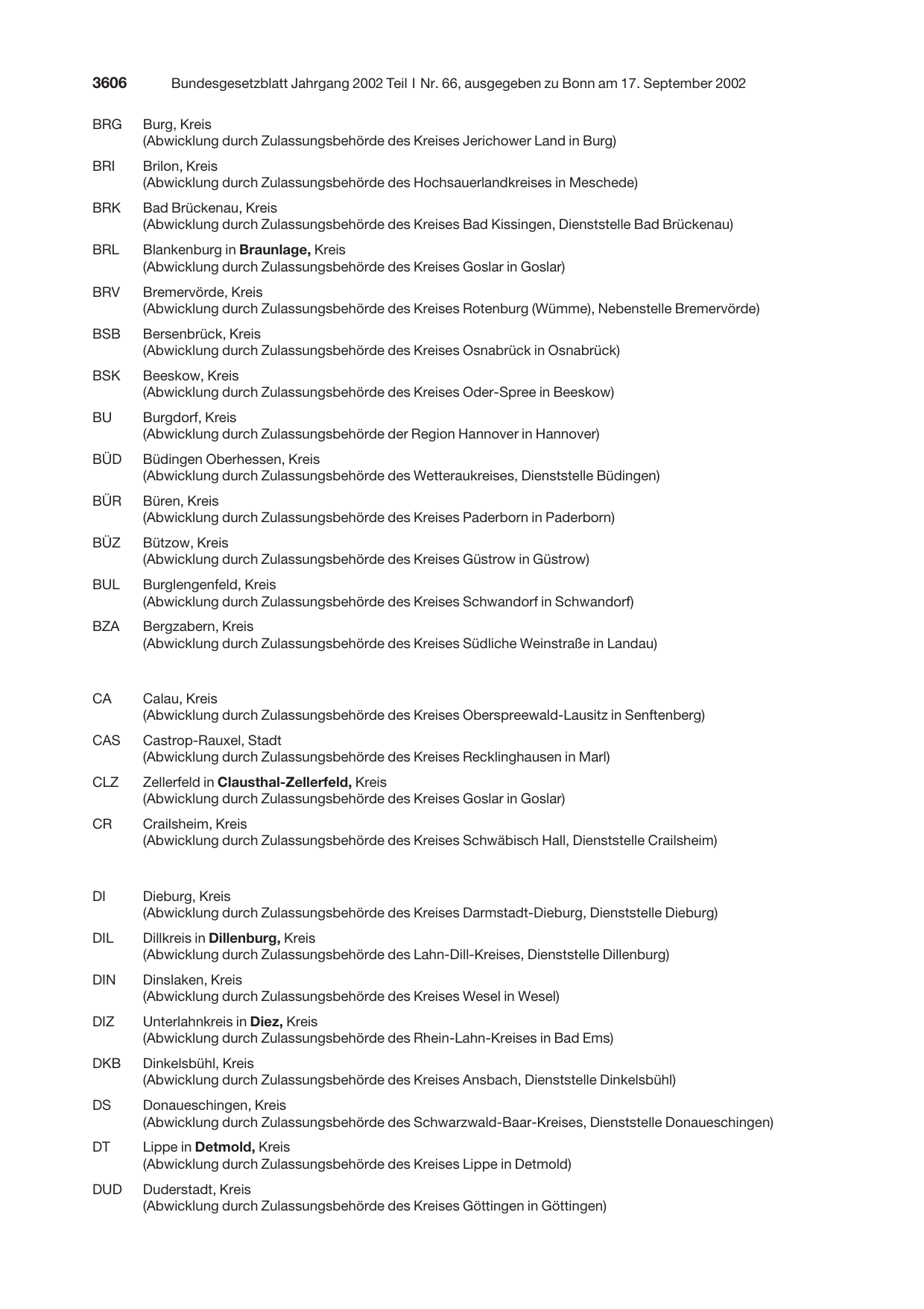 BGBl. 2002, Seite 3606 — Originalseite als Abbildung