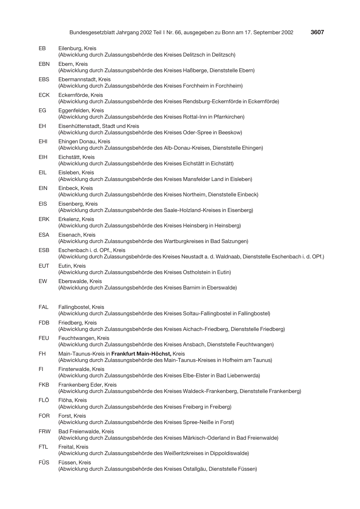 BGBl. 2002, Seite 3607 — Originalseite als Abbildung