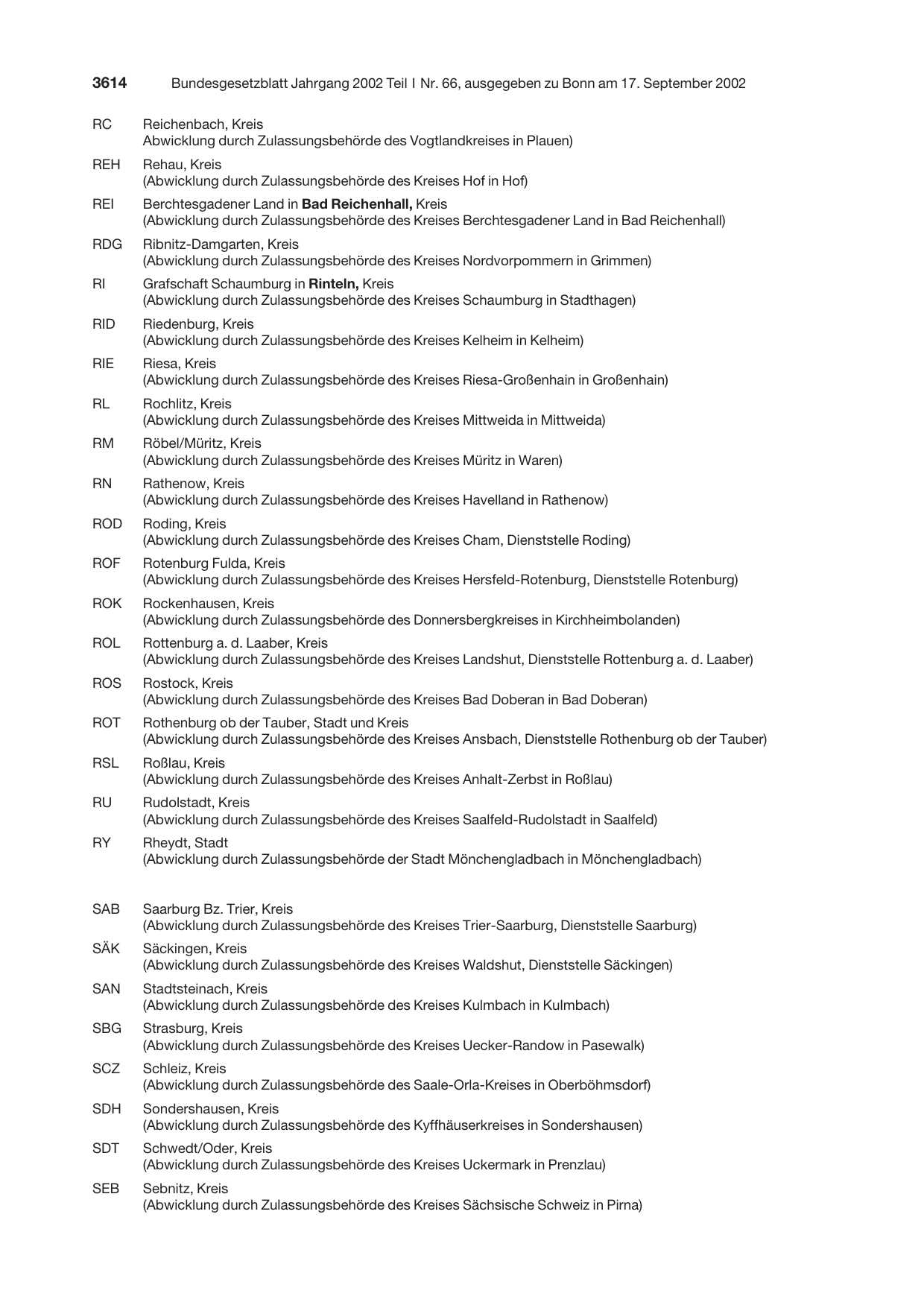 BGBl. 2002, Seite 3614 — Originalseite als Abbildung