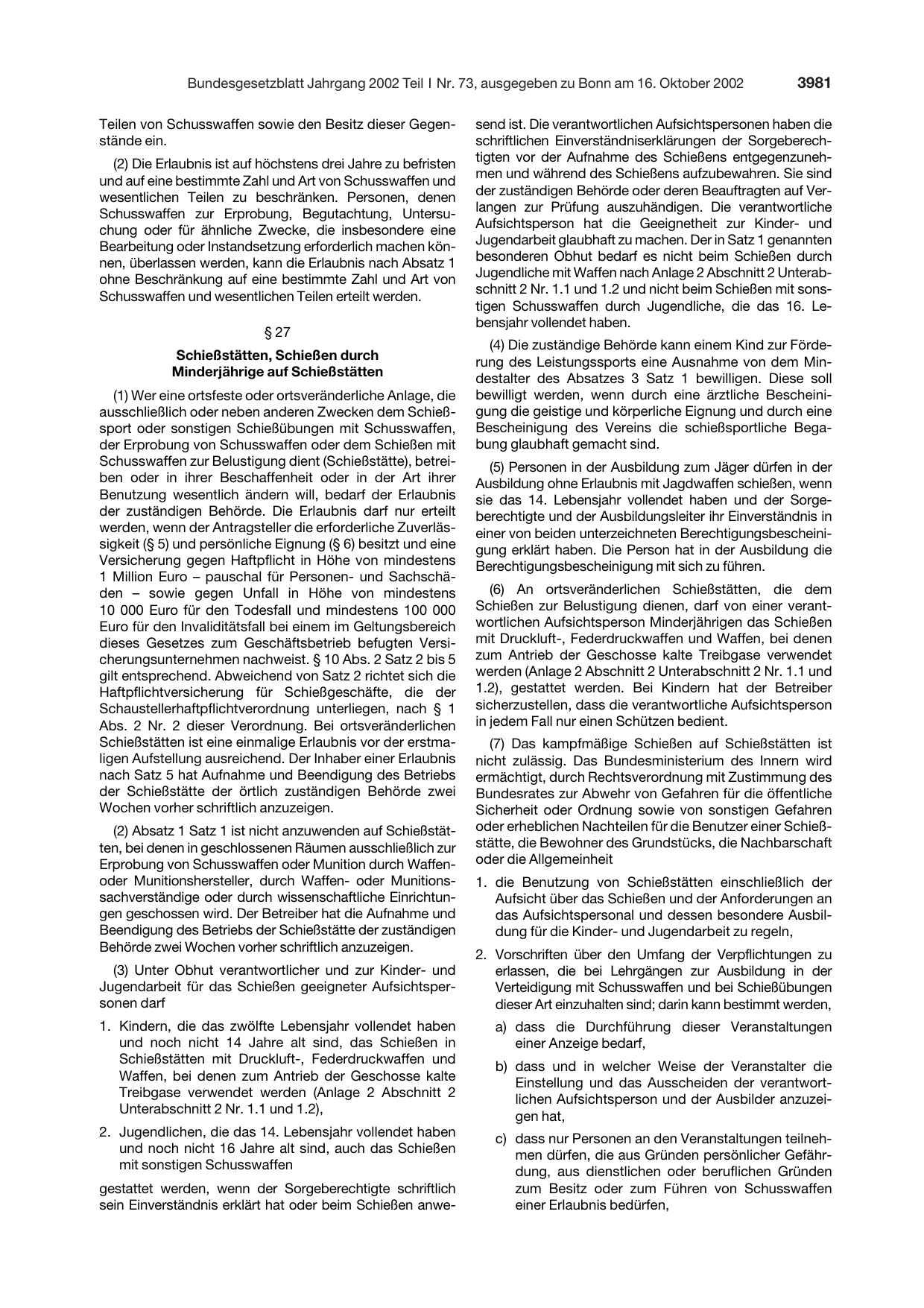 BGBl. 2002, Seite 3981 — Originalseite als Abbildung