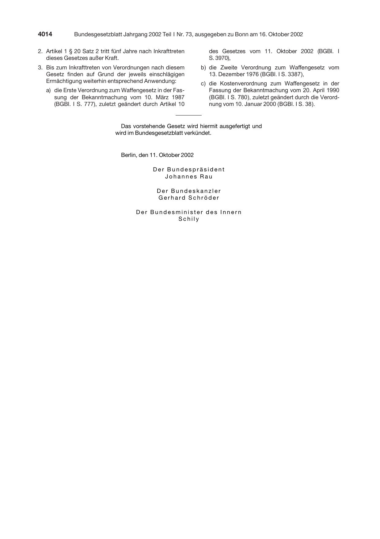 BGBl. 2002, Seite 4014 — Originalseite als Abbildung