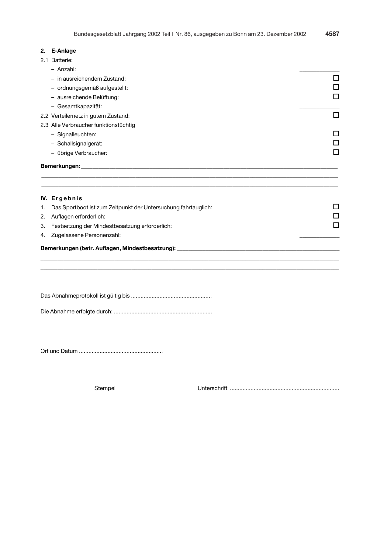 BGBl. 2002, Seite 4587 — Originalseite als Abbildung