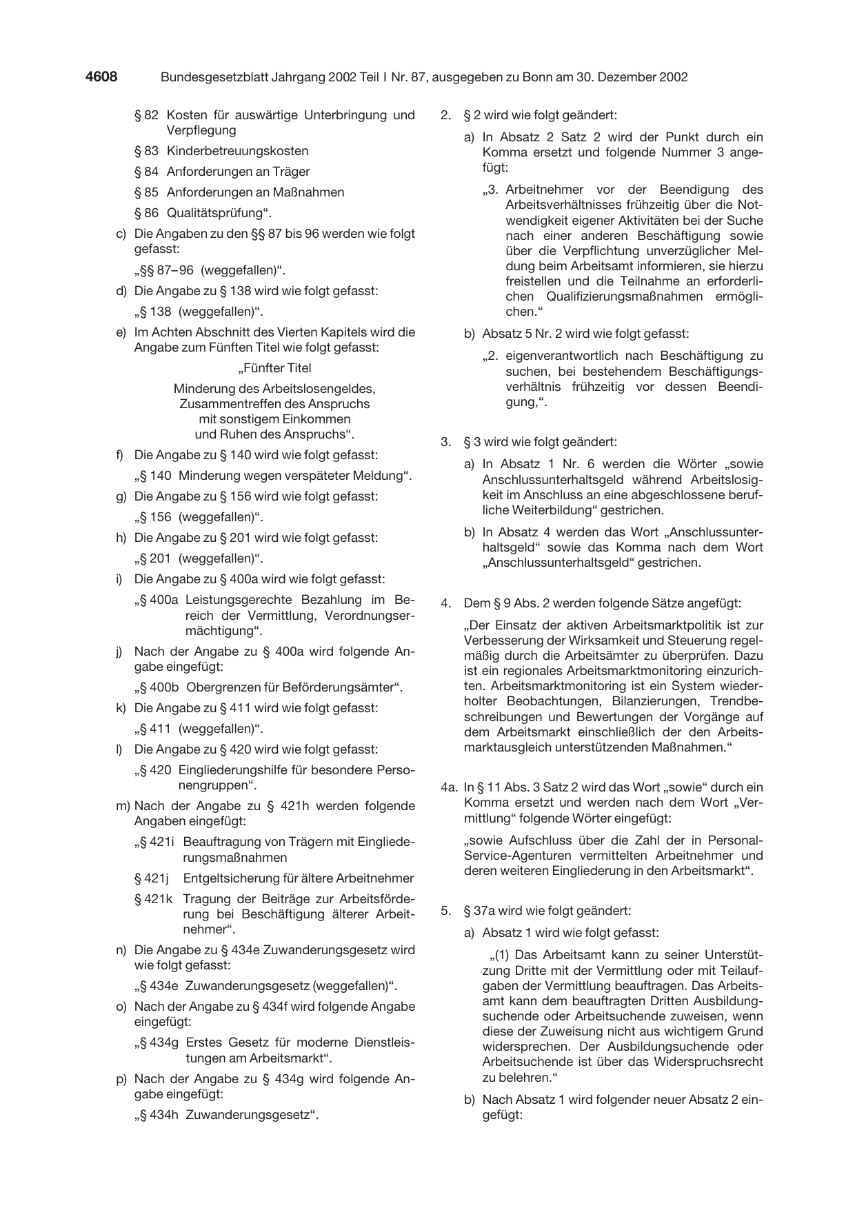 BGBl. 2002, Seite 4608 — Originalseite als Abbildung